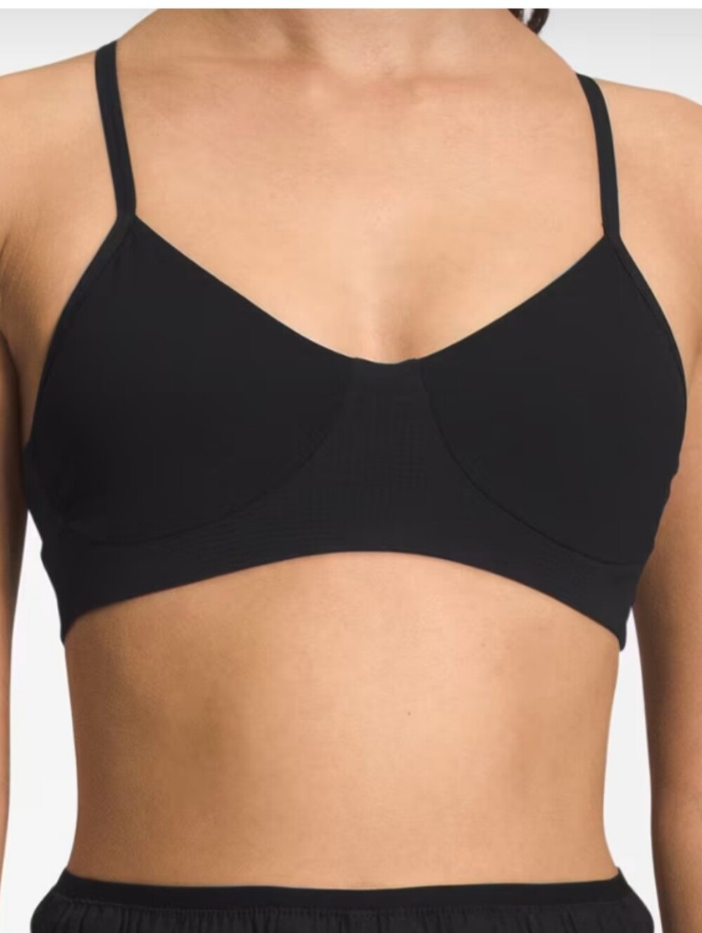 The North Face Lead In Sports Bra Bralette, Black, Sz S